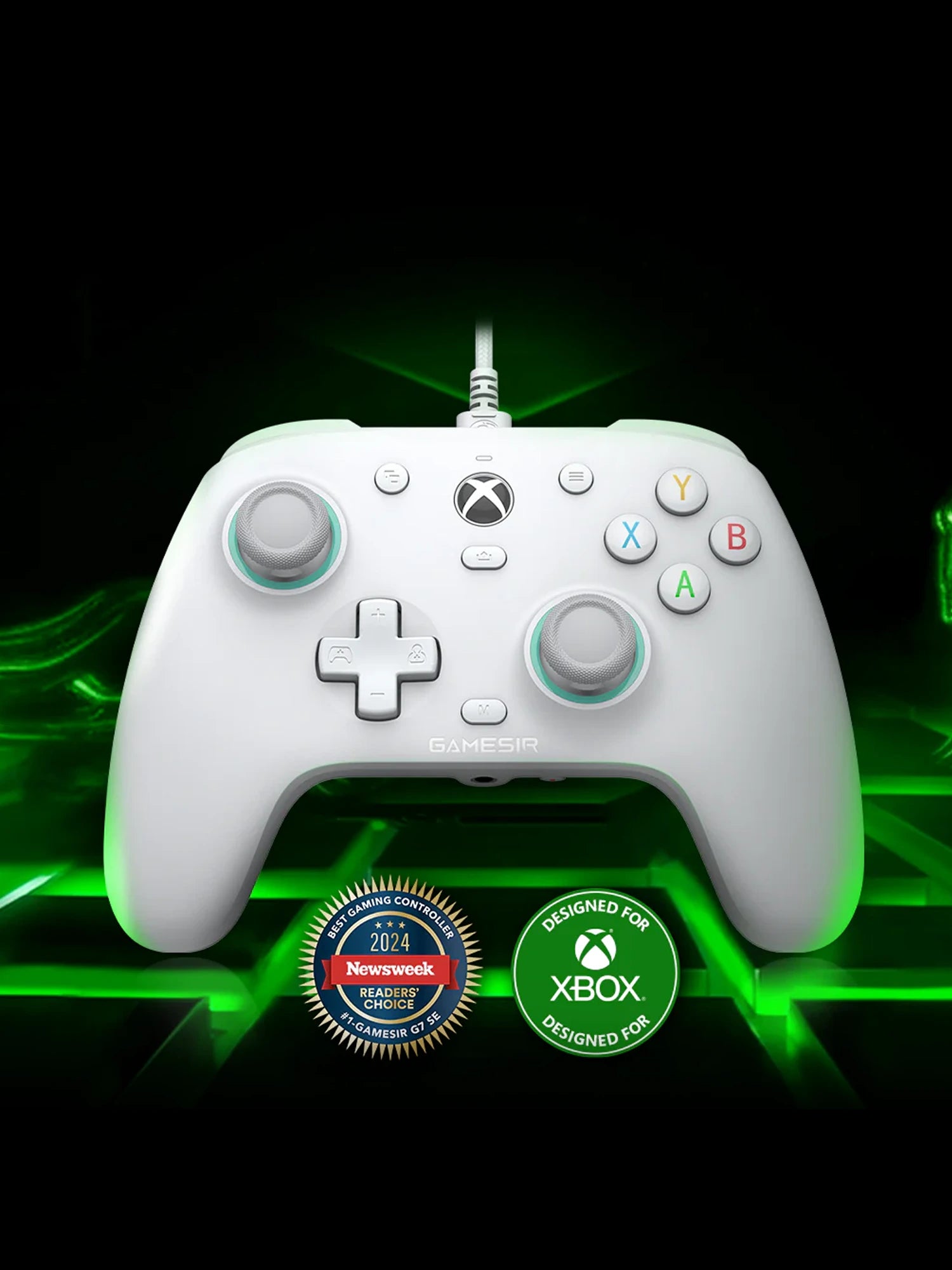 GameSir G7 SE em destaque com selo de compatibilidade Xbox